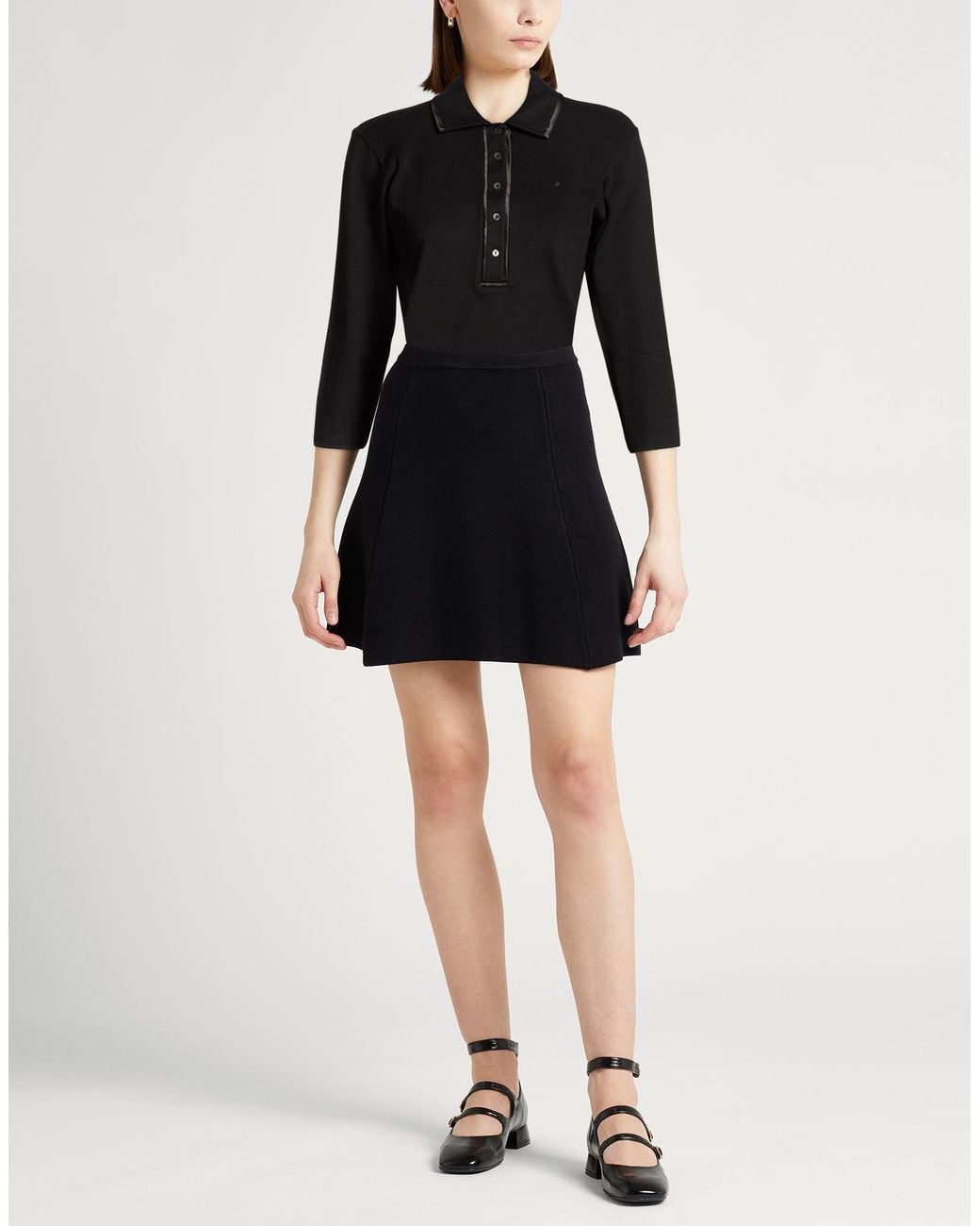 Ballantyne Black Polo Shirt Cotton, Elastane