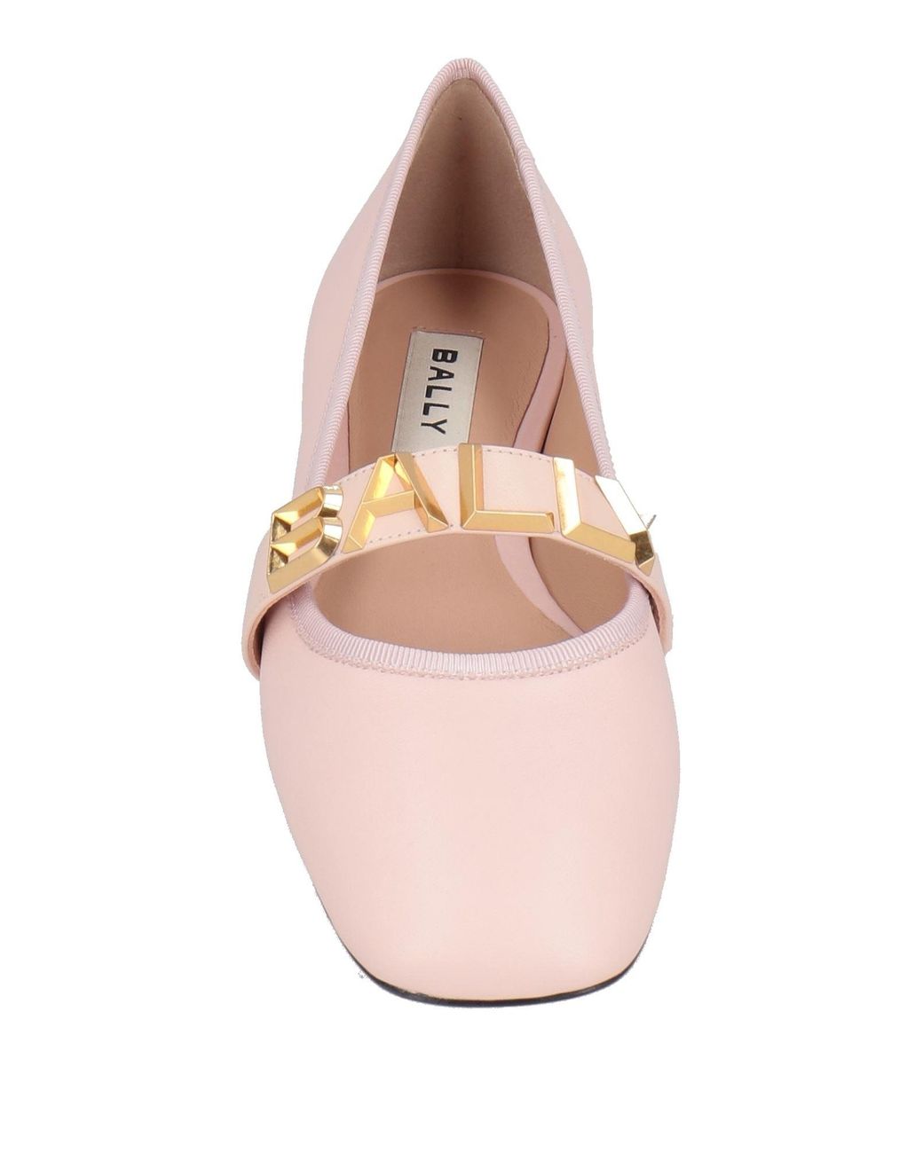 Bally Pink Ballet Flats Lambskin