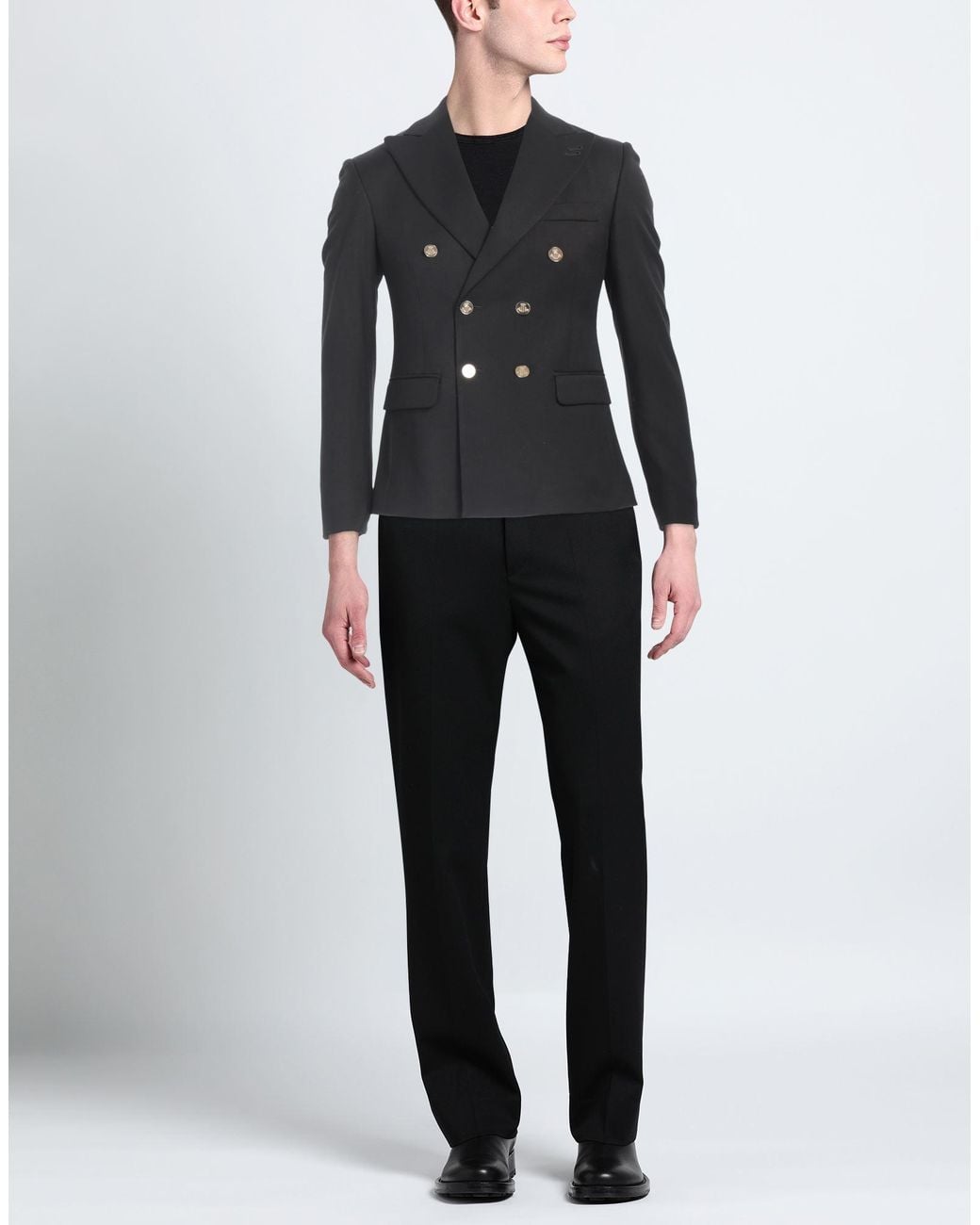 Daniele Alessandrini Black Blazer for men