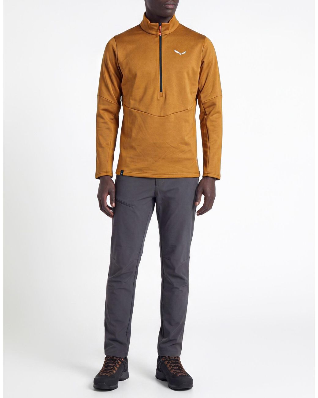 Salewa Brown Puez Pl M Hz T-Shirt Polyester, Elastane for men