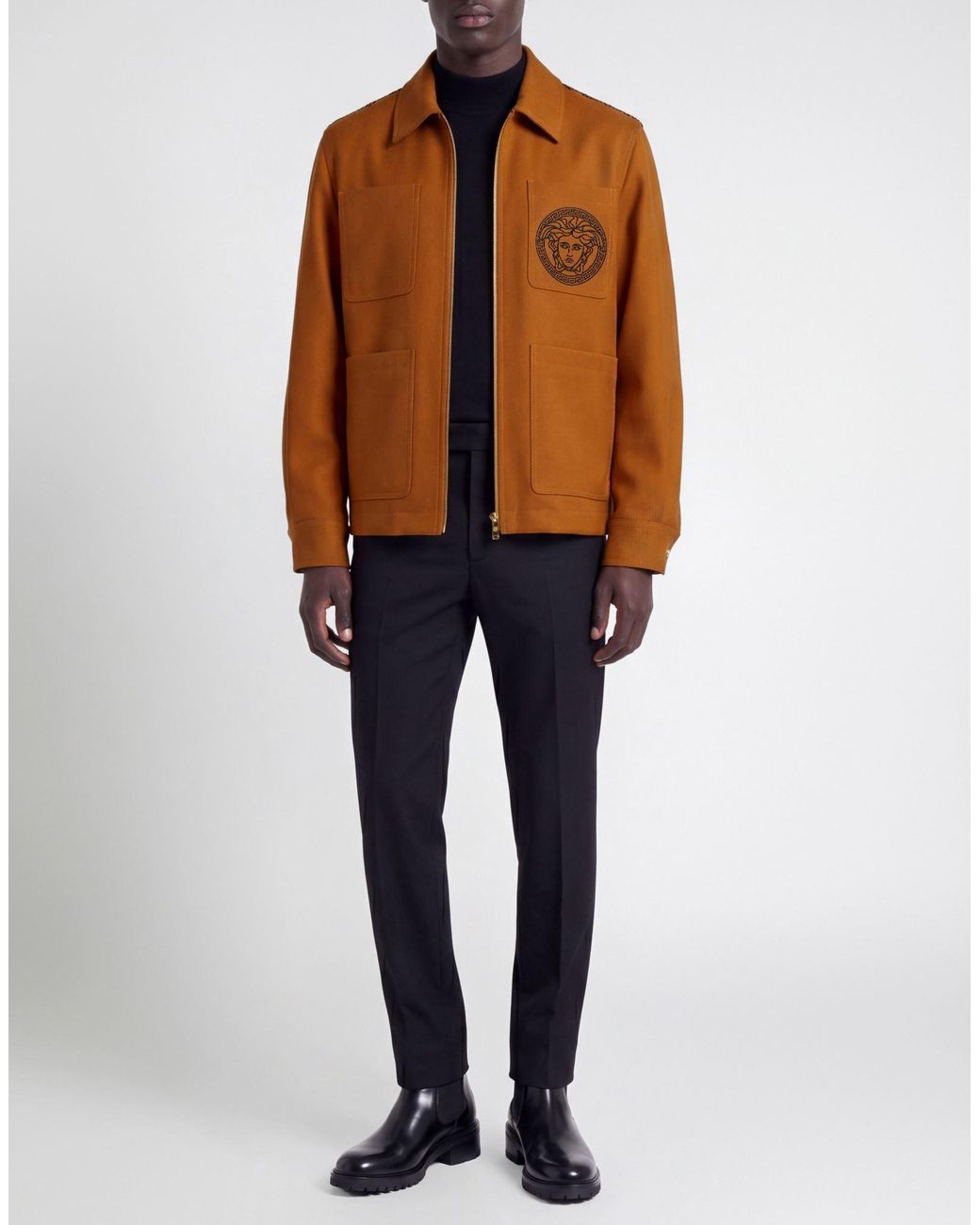 Giacca & Giubbotto di Versace in Brown da Uomo