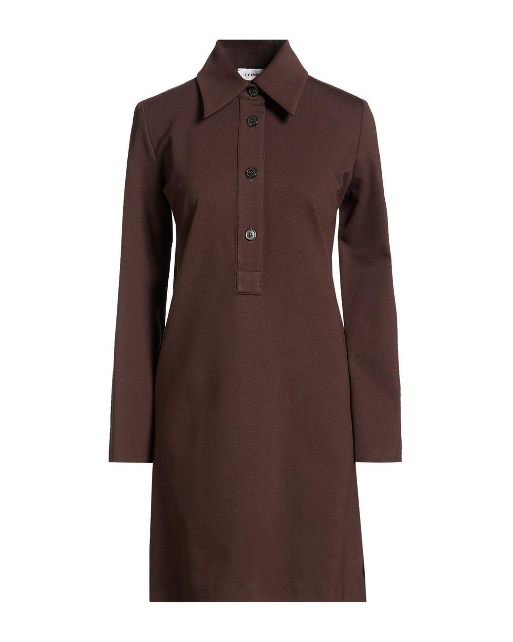 Shirtaporter Brown Mini Dresses
