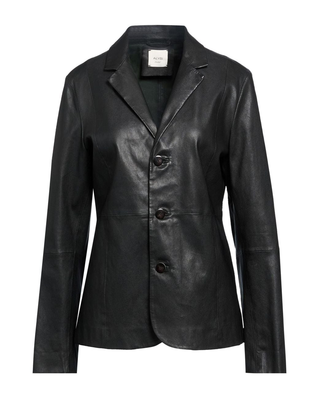 Alysi Black Chocolat Blazer Leather