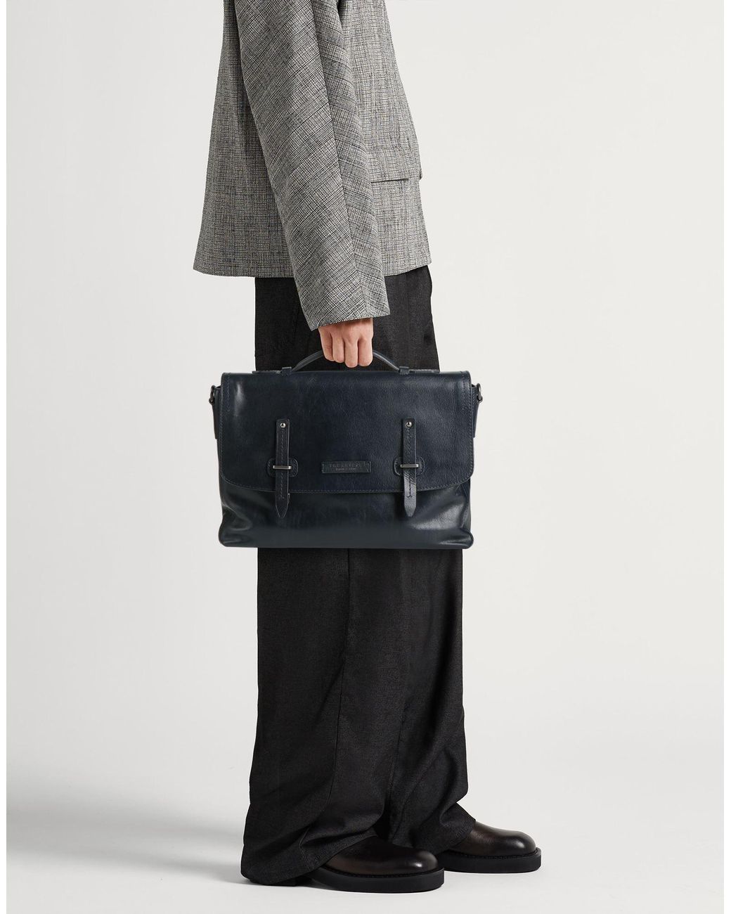 The Bridge Blue Handbag for men