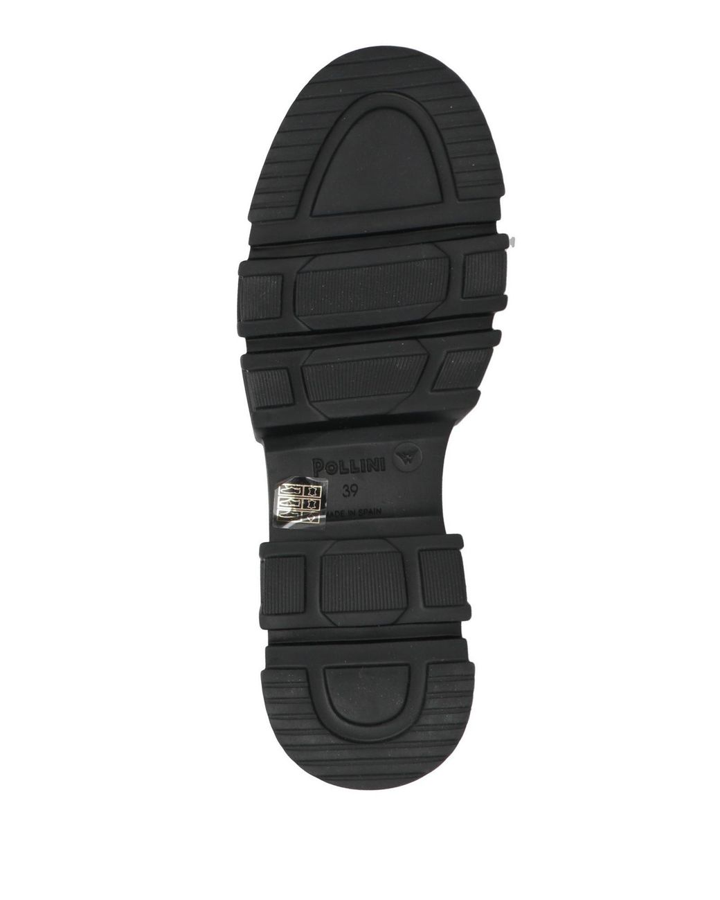 Pollini Black Loafers Leather