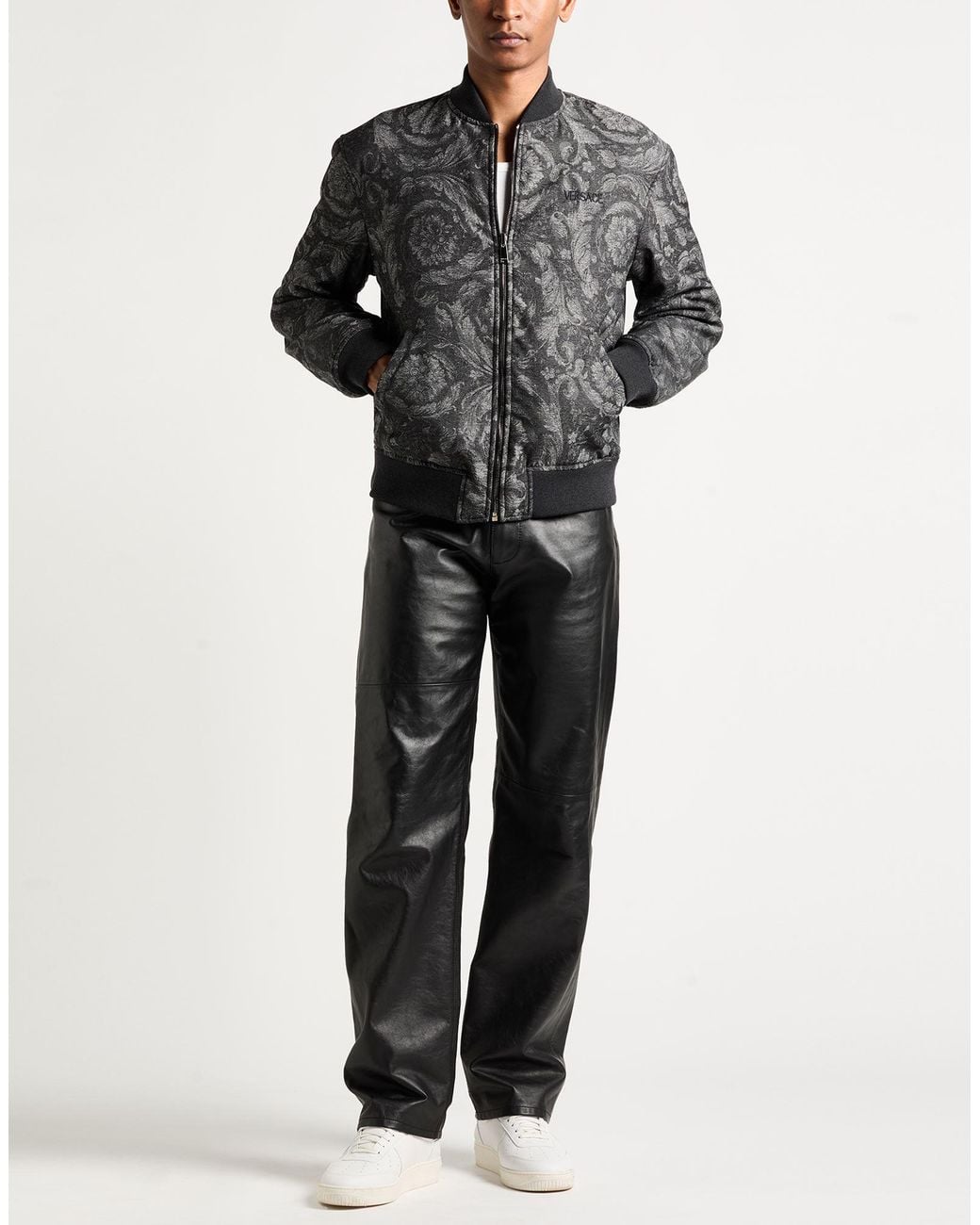 Versace Gray Jacket for men