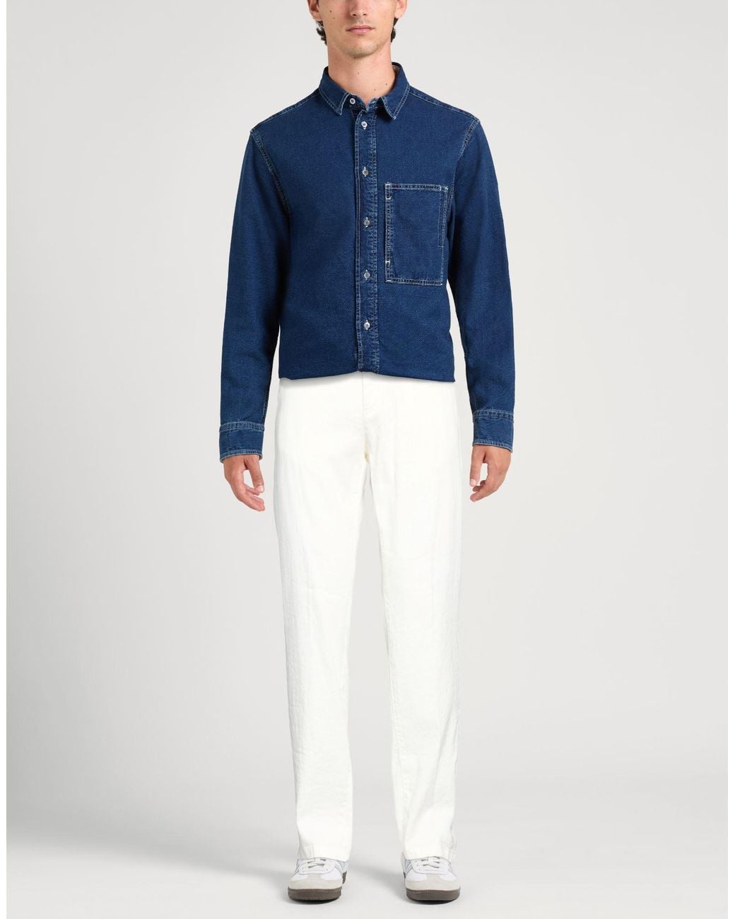 Eleventy White Pants for men