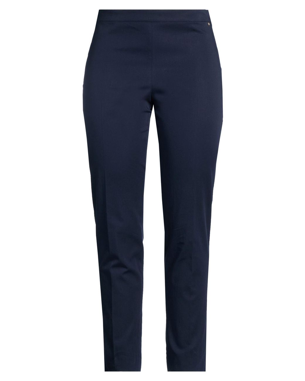 Diana Gallesi Blue Pants Cotton, Polyester, Elastane