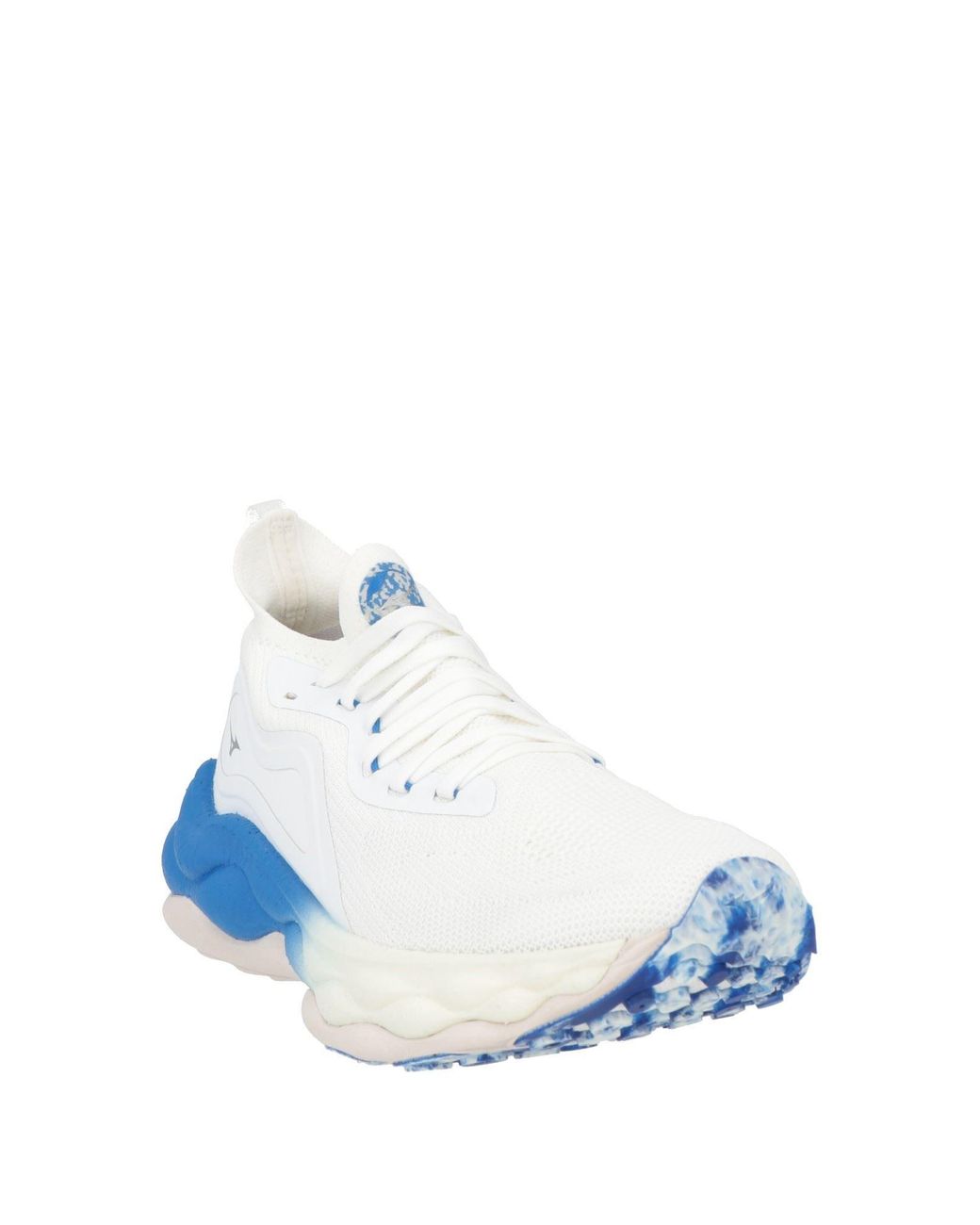 Mizuno Blue Sneakers Textile Fibers, Synthetic Material