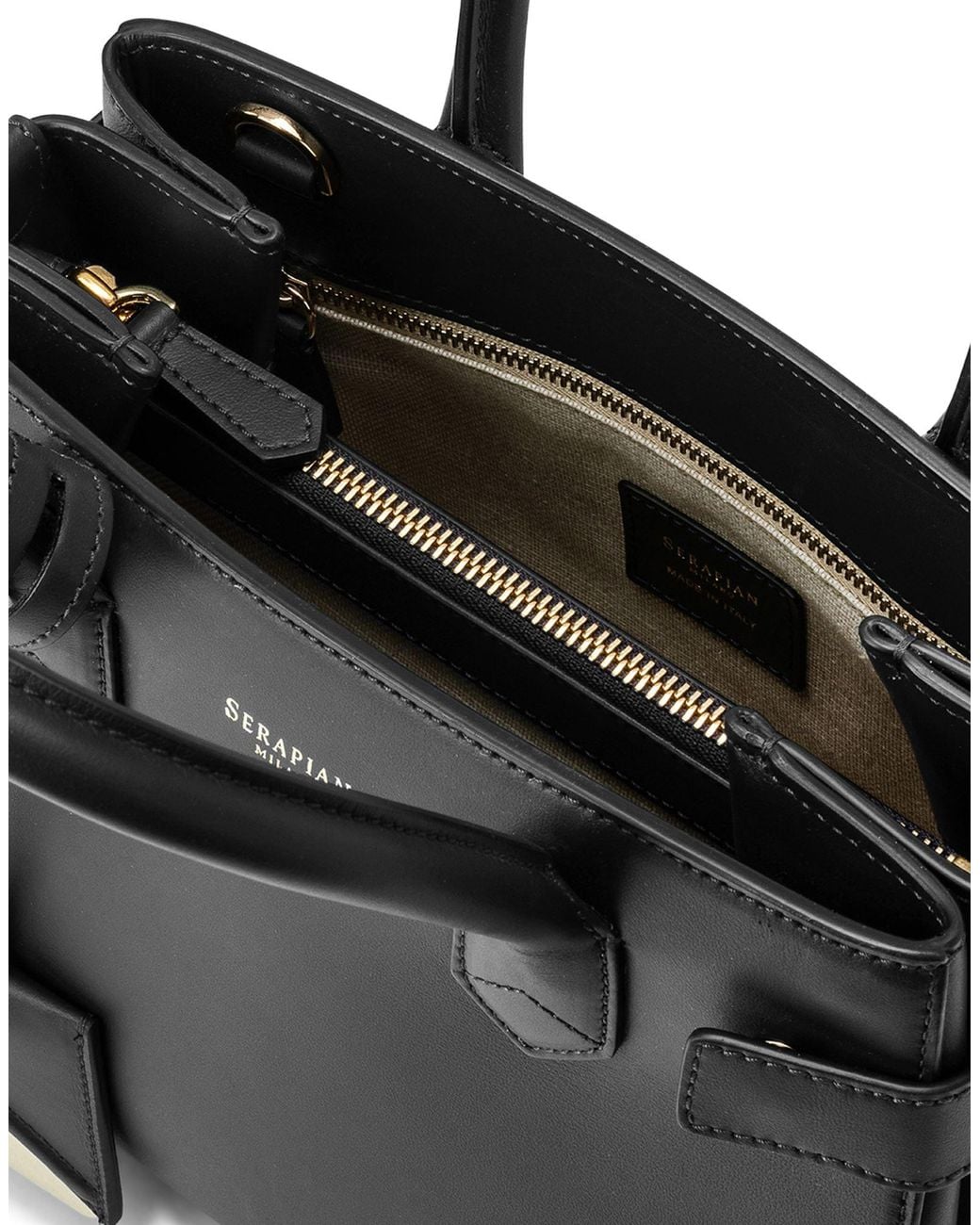 Serapian Black Handbag