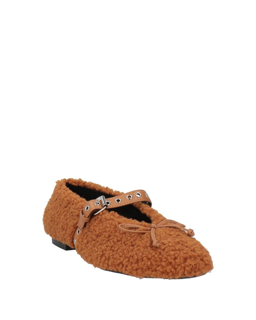 Bibi Lou Brown Ballet Flats