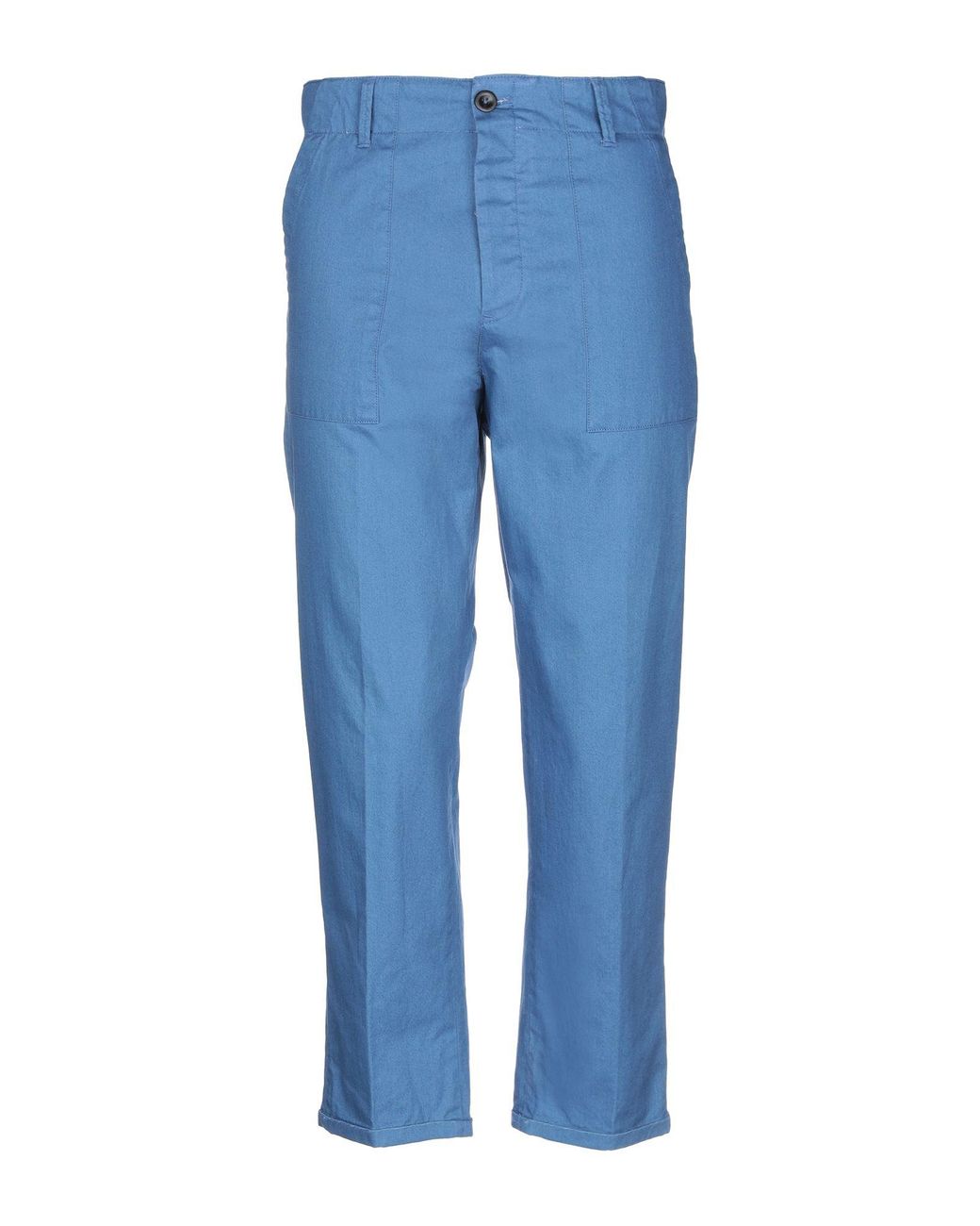 PT01 Cotton Casual Pants in Pastel Blue (Blue) for Men - Lyst