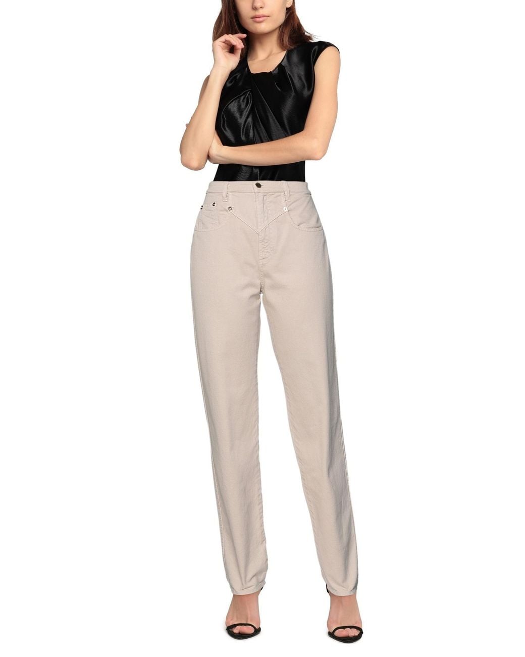 Alberta Ferretti White Trouser
