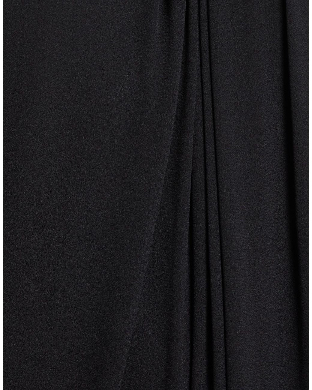 Lanvin Black Maxi Dress Polyester