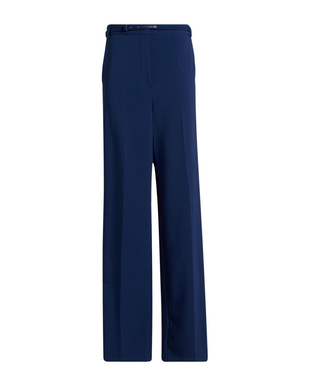 Elisabetta Franchi Blue Pants Polyester, Elastane