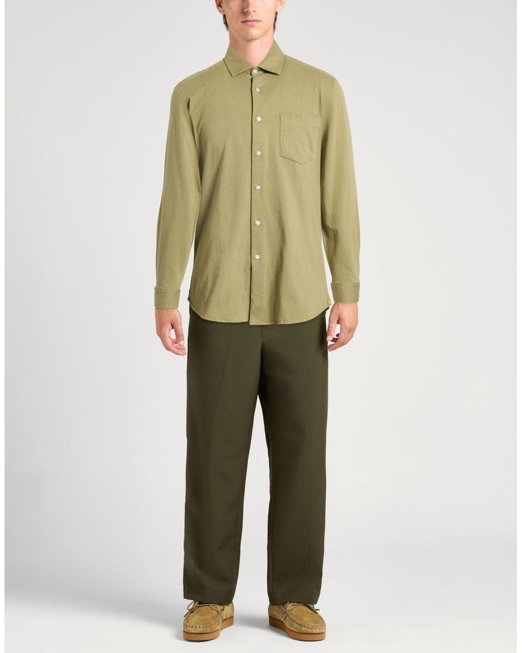 Manuel Ritz Green Shirt for men