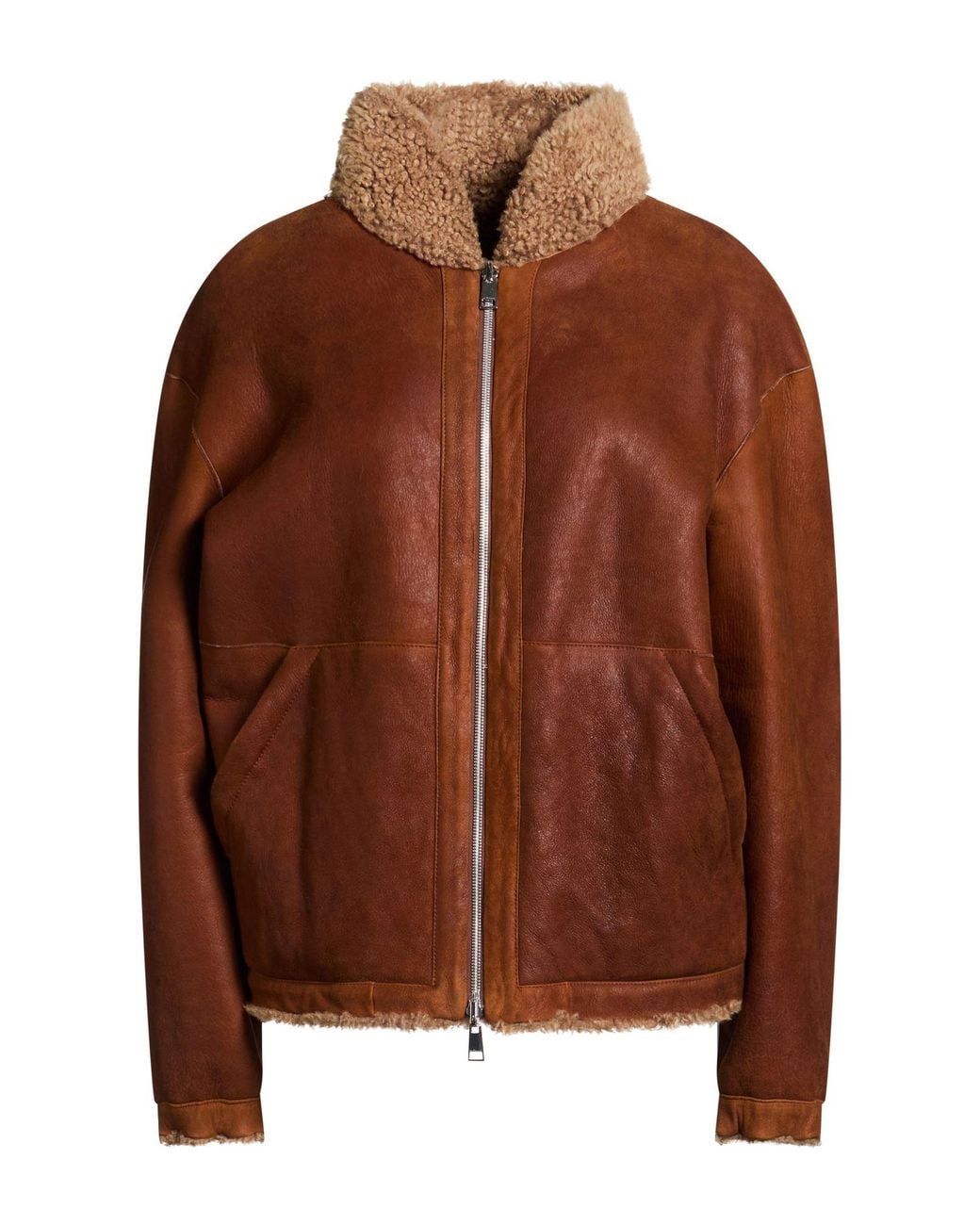 Kiton Brown Shearling & Teddy