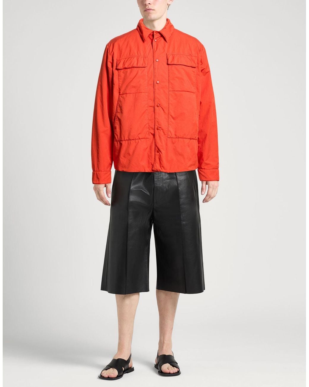 Aspesi Red Jacket Polyester, Polyamide for men