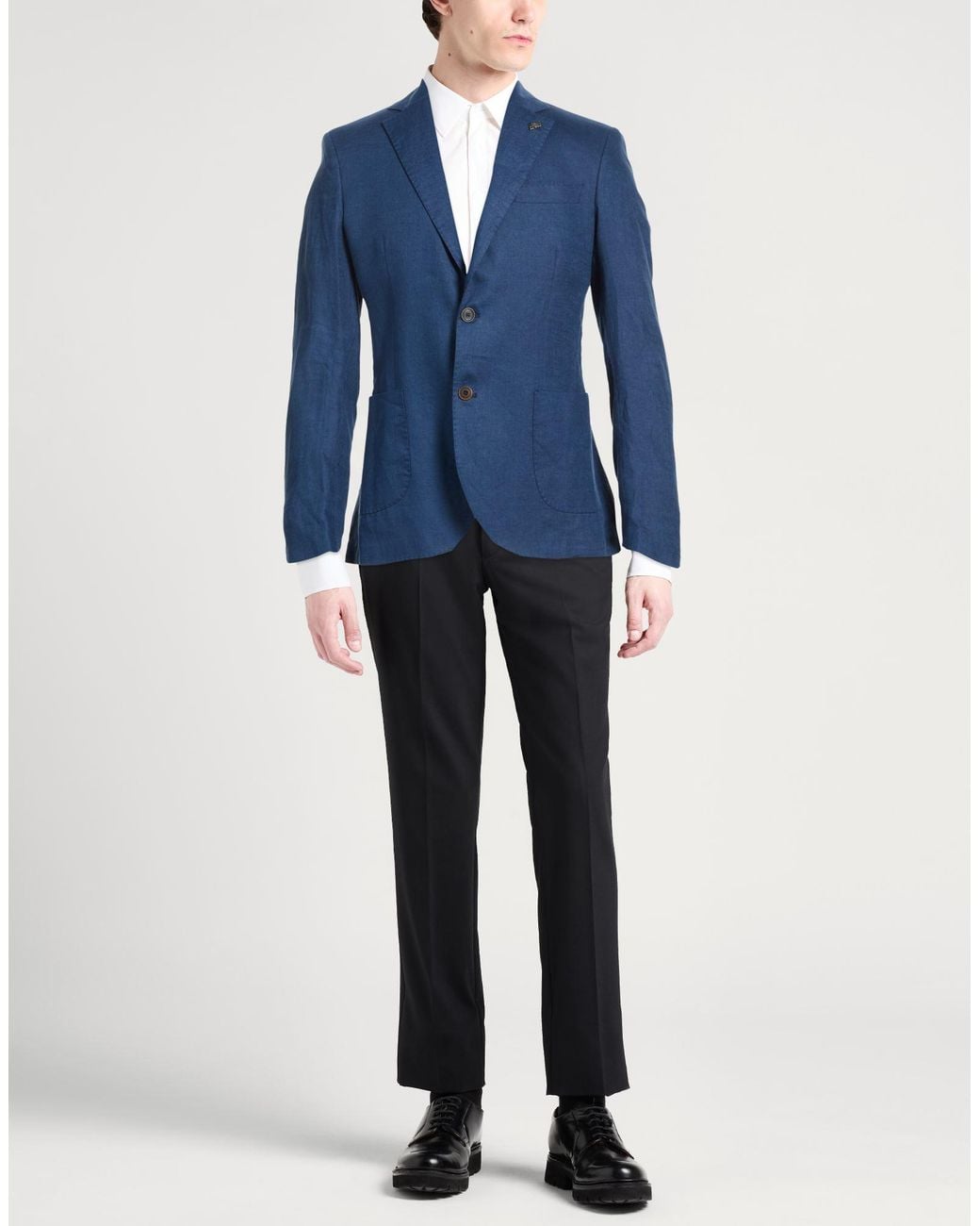Bob Blue Blazer Linen for men