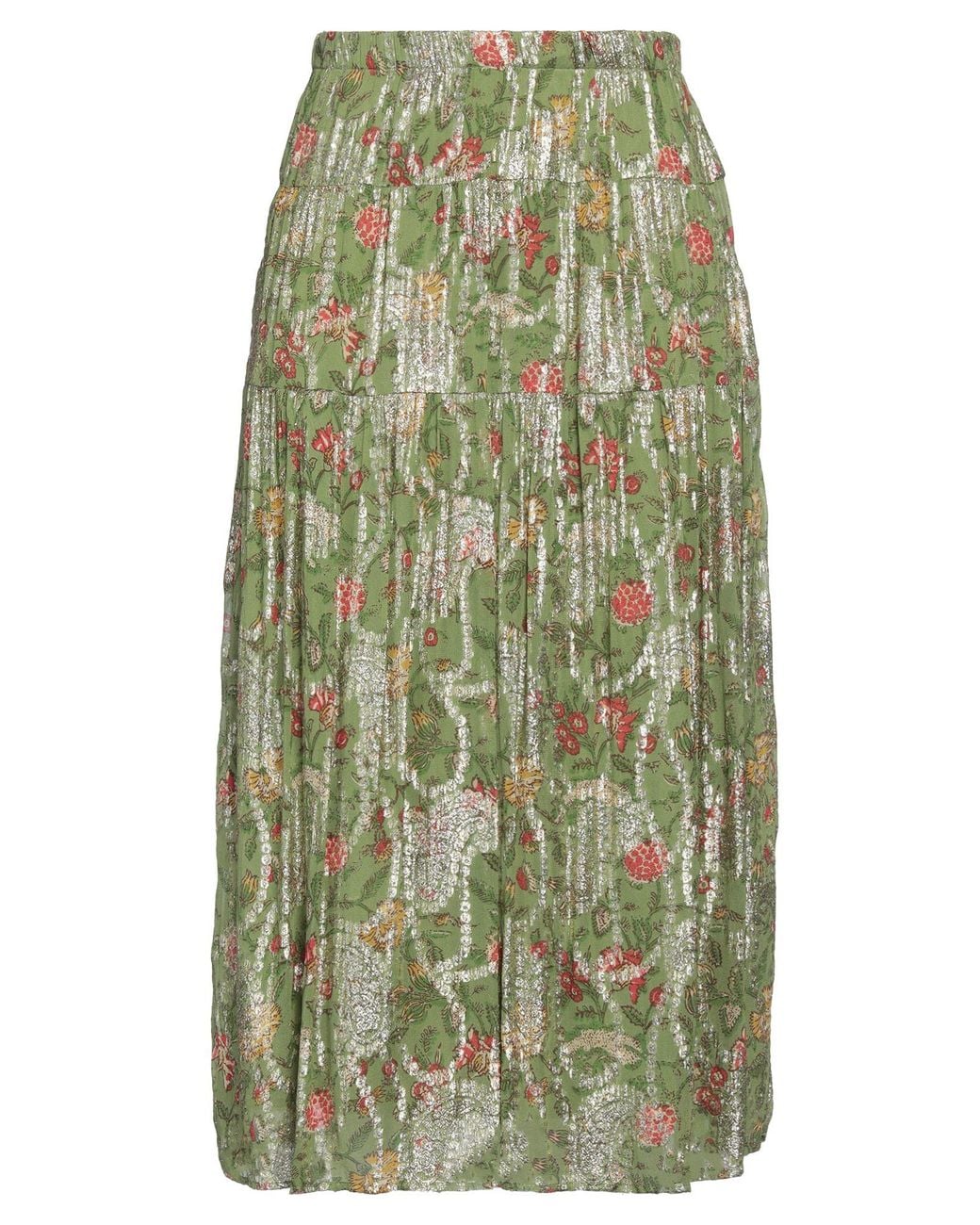 Jupe Midi Ba&sh en coloris Green