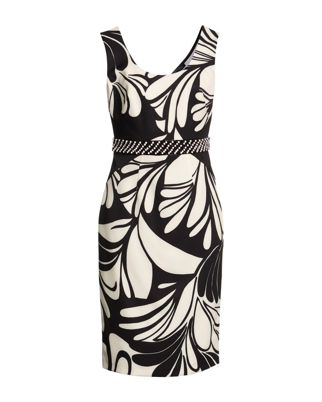 Camilla White Midi Dress Polyester, Elastane