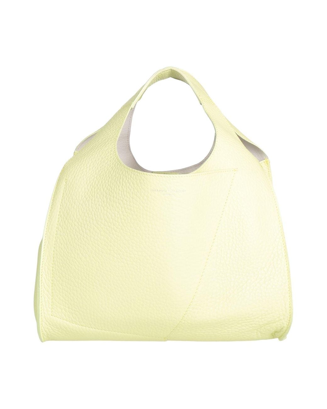 Gianni Chiarini Yellow Handbag Leather