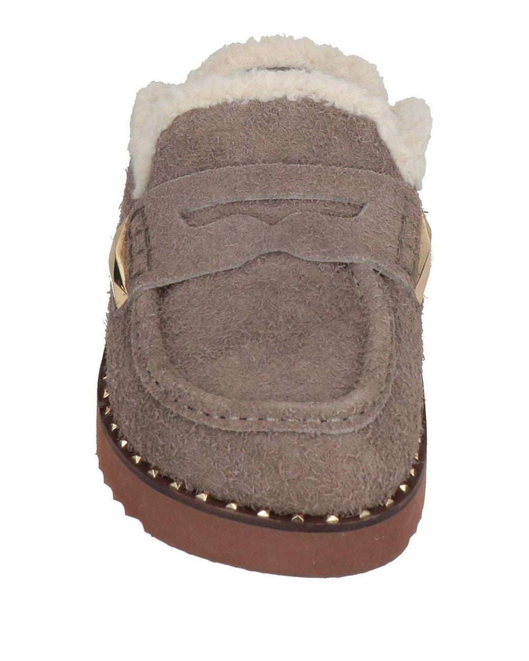 Ash Brown Mules & Clogs Leather