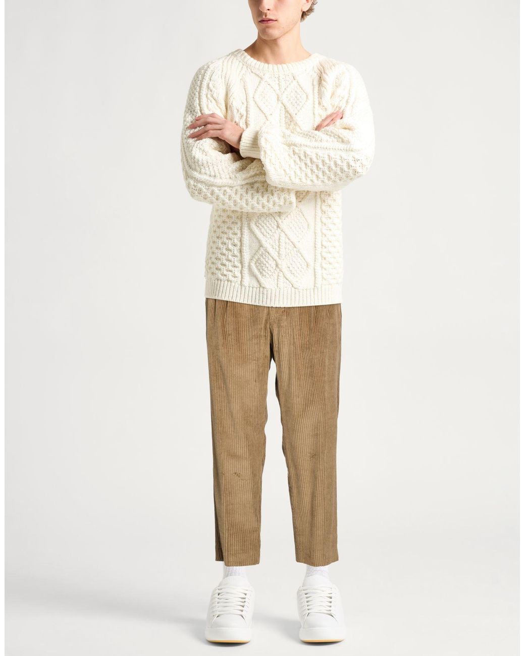 Michael Coal Natural Pants Cotton for men