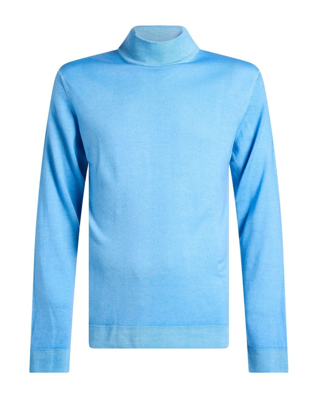 Daniele Fiesoli Blue Turtlenecks for men