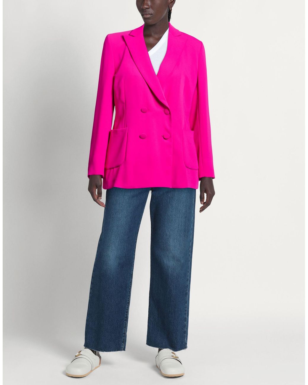 SAULINA Milano Pink Blazer Linen
