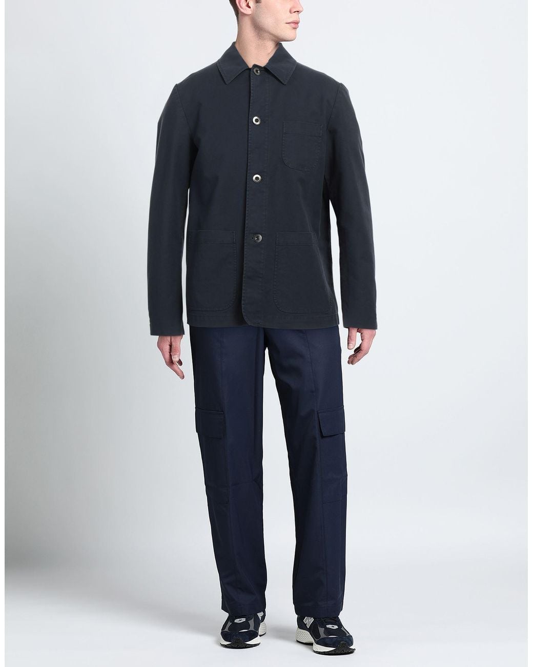 Montedoro Blue Midnight Jacket Cotton, Elastane for men