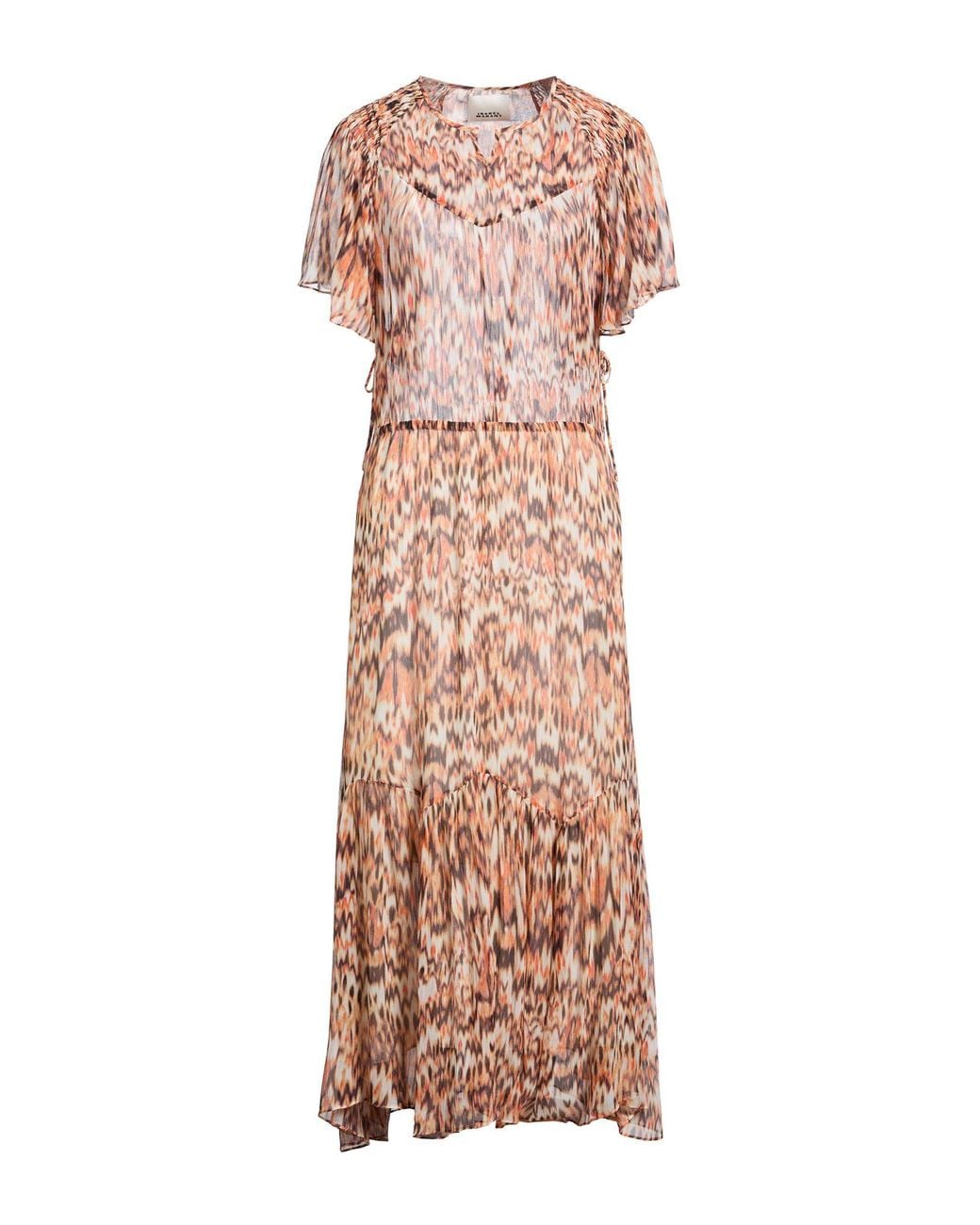 Isabel Marant Pink Maxi Dress Silk