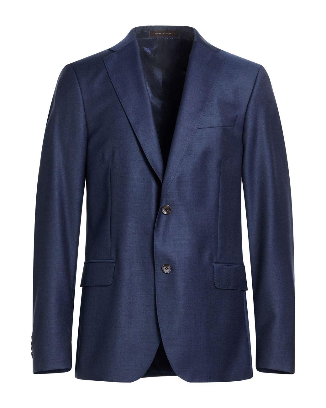 Oscar Jacobson Blue Blazer Wool for men