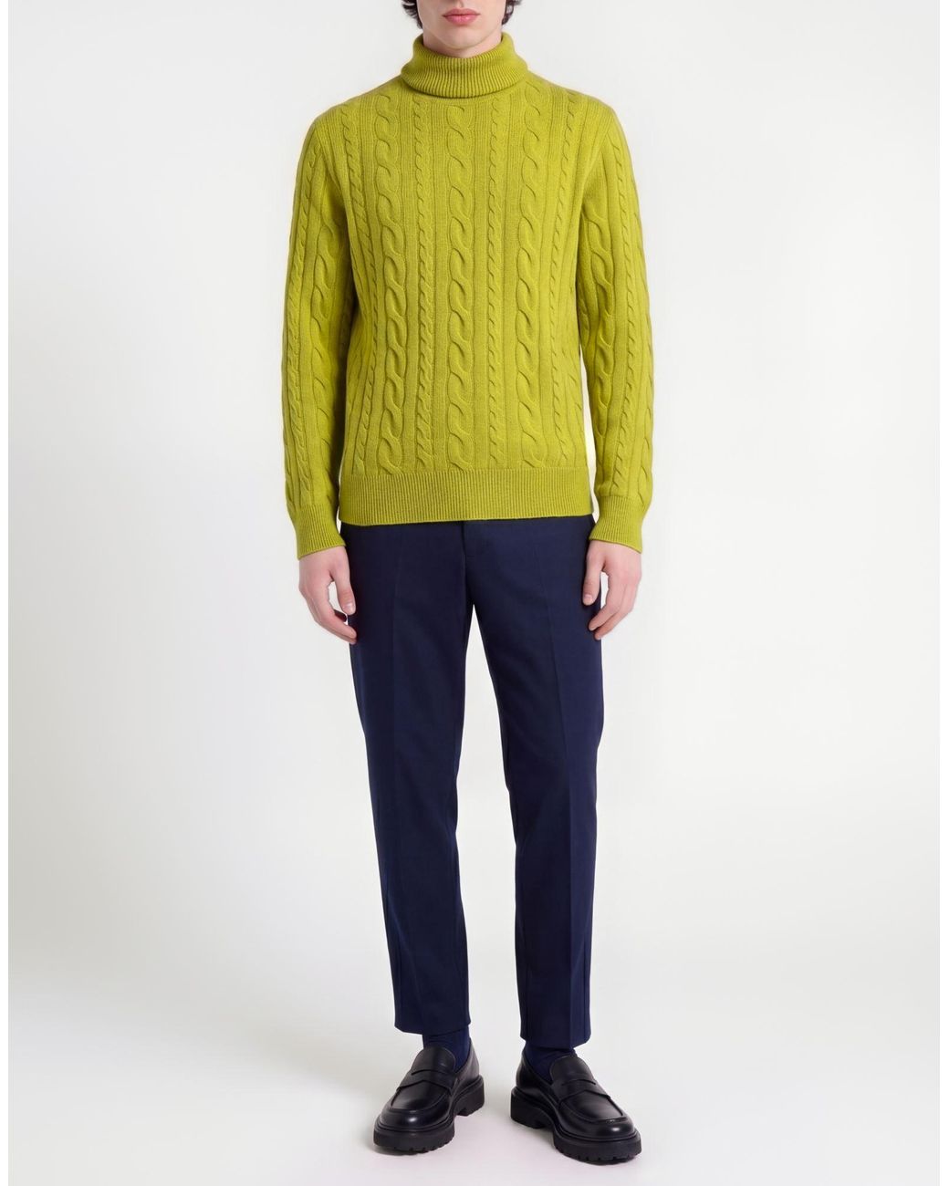 M.Q.J. Green Turtleneck Wool for men