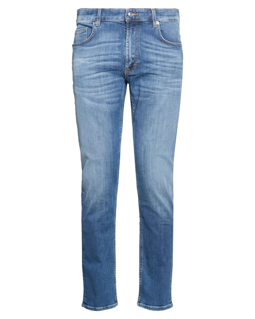 Department 5 Blue Jeans Cotton, Elastomultiester, Elastane for men