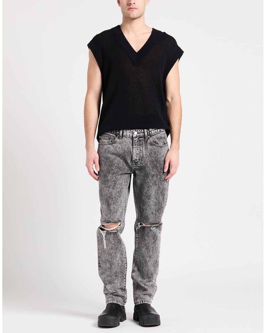 IRO Gray Jeans Cotton for men
