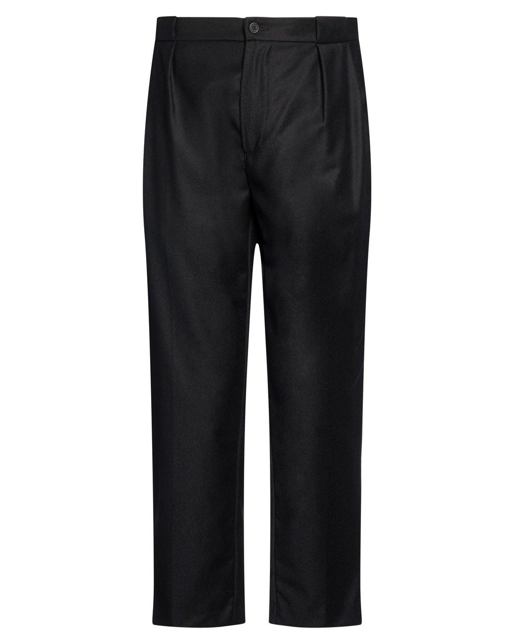 Yes London Black Pants Super 110S Wool for men