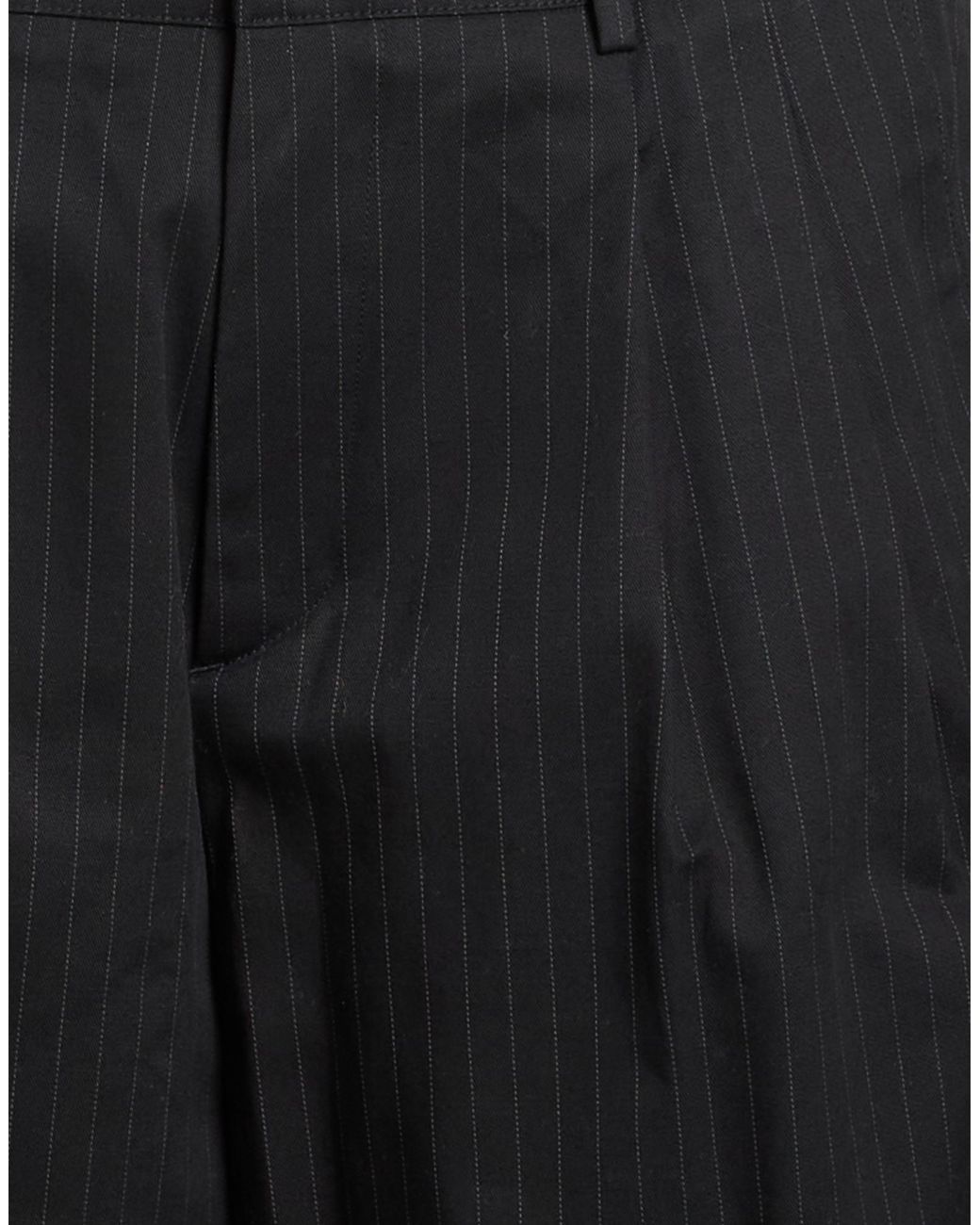 Low Brand Black Pants Cotton, Elastane, Polyester for men
