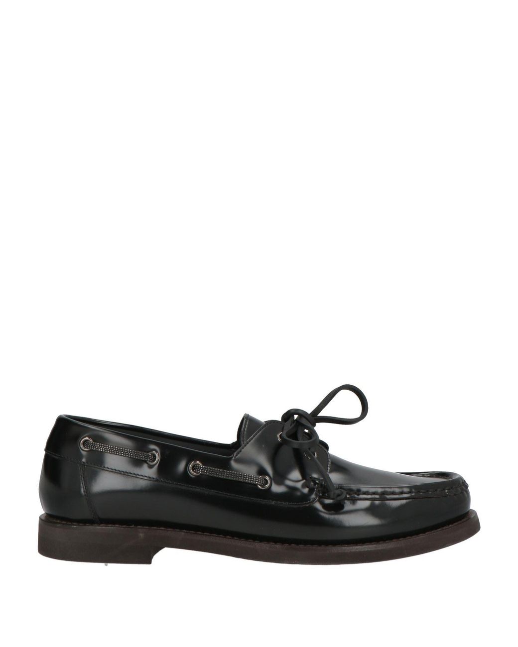 Brunello Cucinelli Black Mokassin
