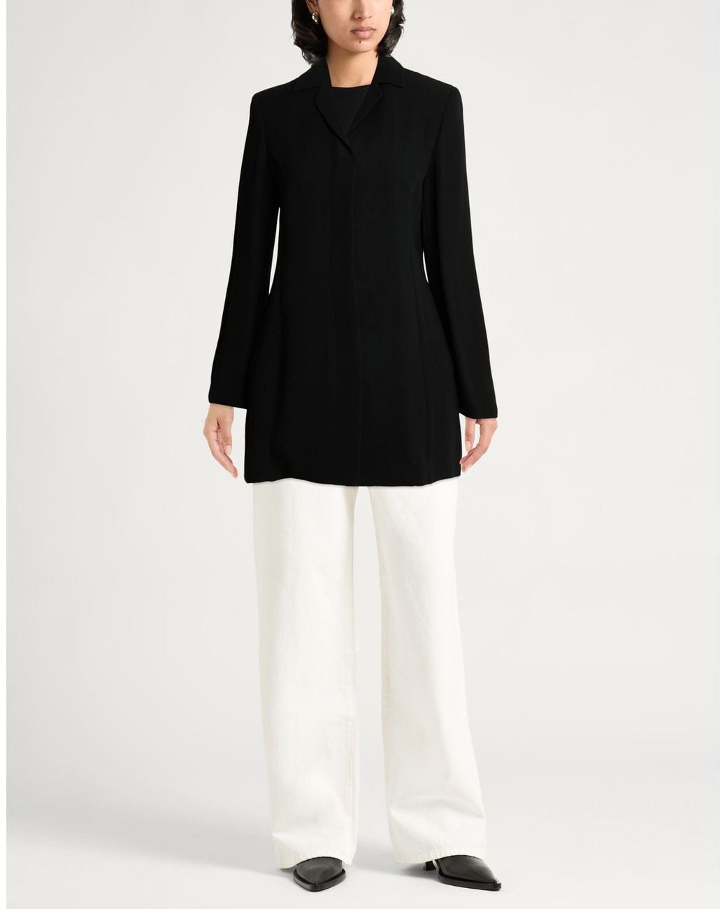 Marella Black Jacket Viscose, Acetate
