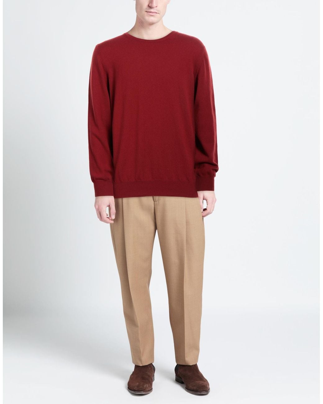 Pullover Sonrisa de hombre de color Red