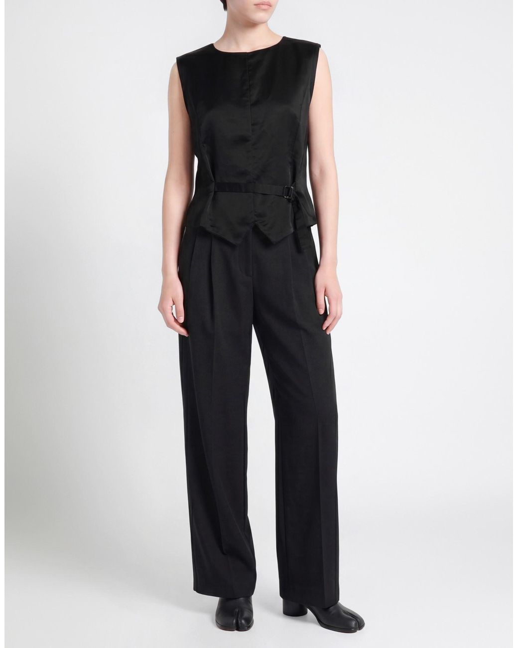 MM6 by Maison Margiela Black Top Viscose