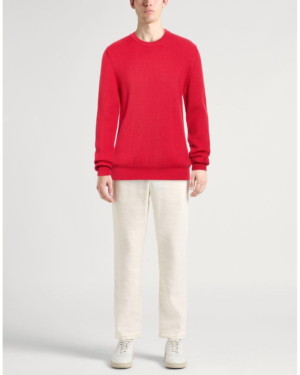 Pullover Roberto Collina de hombre de color Red