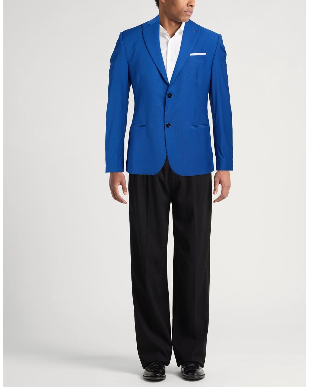 Daniele Alessandrini Blue Blazer for men