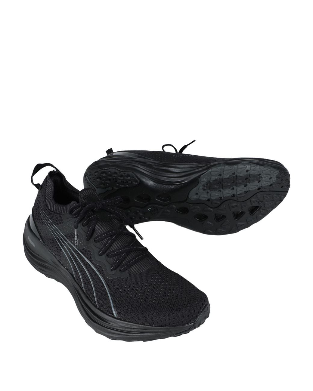 PUMA Black Trainers for men