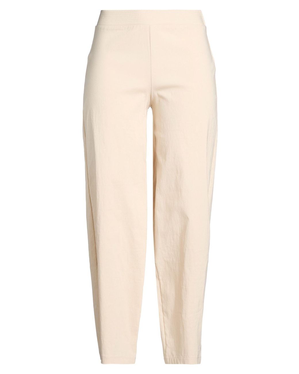 Liviana Conti Natural Pants Viscose, Polyamide, Elastane