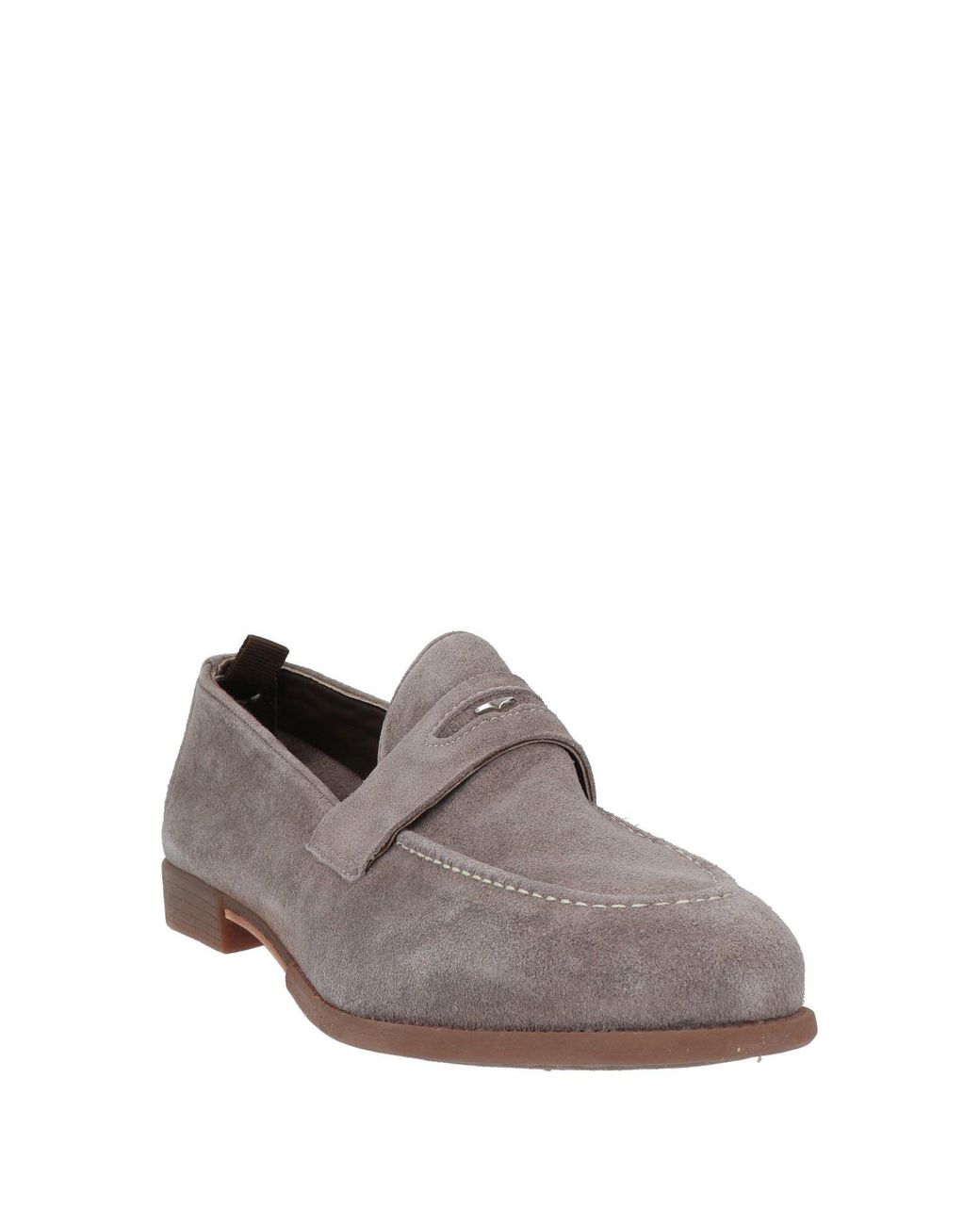 Alberto Guardiani Gray Loafers Leather for men