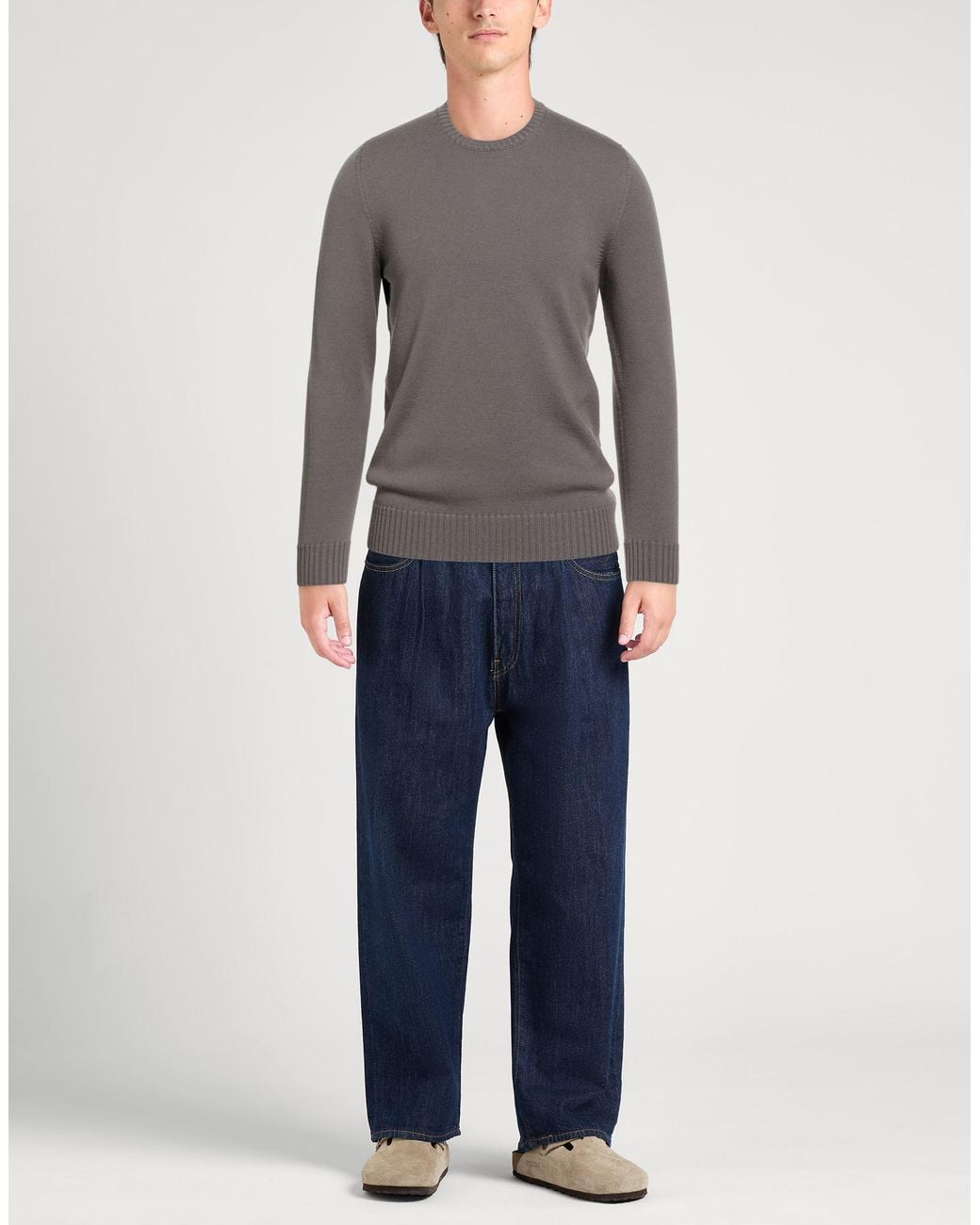 Drumohr Gray Jumper for men