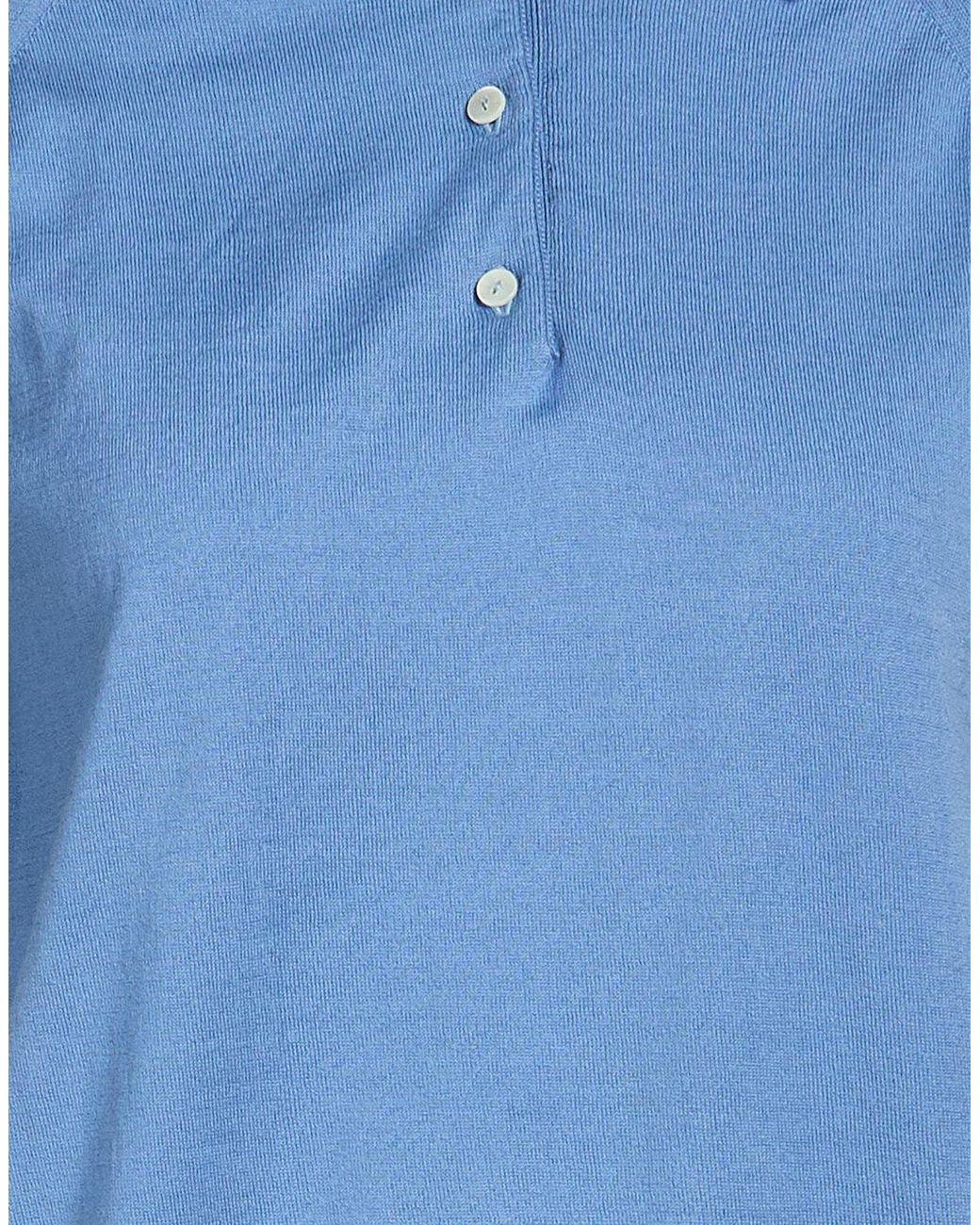 Alpha Studio Blue Polo Shirts