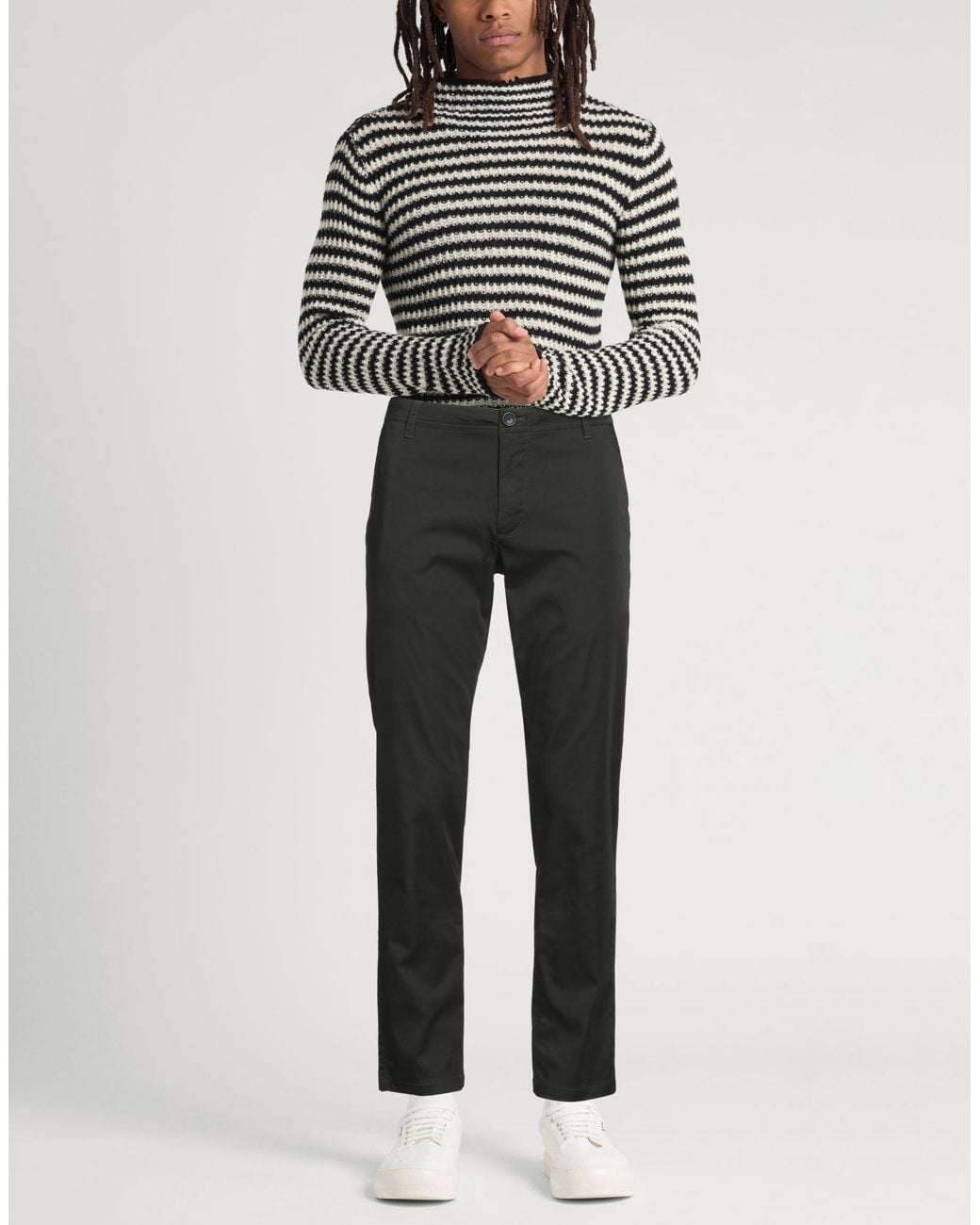 ARMANI EXCHANGE Gray Trouser for men